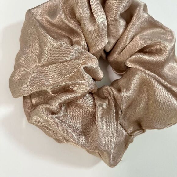 Scrunchies Upcycled‎ from Shona Joy La Lune Tie Front Bias Midi Dress in Gold - Picture 4 of 6